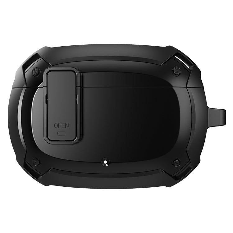 Bumblebee Armor Earphone Protective Case with Switch & Hook For Beats Studio Buds(Black)