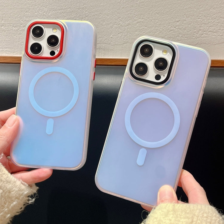 Laser Metal Lens Protection Frame MagSafe Phone Case, For iPhone 11
