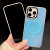 Laser Metal Lens Protection Frame MagSafe Phone Case, For iPhone 11