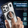 Ring Holder Carbon Fiber PC Hybrid TPU Phone Case, Series 5