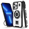 Ring Holder Carbon Fiber PC Hybrid TPU Phone Case, Series 1