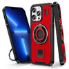 Ring Holder Carbon Fiber PC Hybrid TPU Phone Case, Series 1