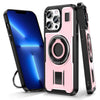 Ring Holder Carbon Fiber PC Hybrid TPU Phone Case, Series 1