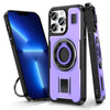 Ring Holder Carbon Fiber PC Hybrid TPU Phone Case, Series 1