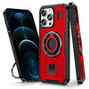 Ring Holder Carbon Fiber PC Hybrid TPU Phone Case, Series 1