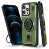 Ring Holder Carbon Fiber PC Hybrid TPU Phone Case, Series 1
