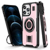 Ring Holder Carbon Fiber PC Hybrid TPU Phone Case, Series 1