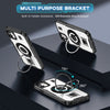 Ring Holder Carbon Fiber PC Hybrid TPU Phone Case, Series 1