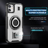 Ring Holder Carbon Fiber PC Hybrid TPU Phone Case, Series 1