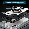 Ring Holder Carbon Fiber PC Hybrid TPU Phone Case, Series 1