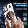 Ring Holder Carbon Fiber PC Hybrid TPU Phone Case, Series 1