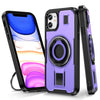 Ring Holder Carbon Fiber PC Hybrid TPU Phone Case, Series 1